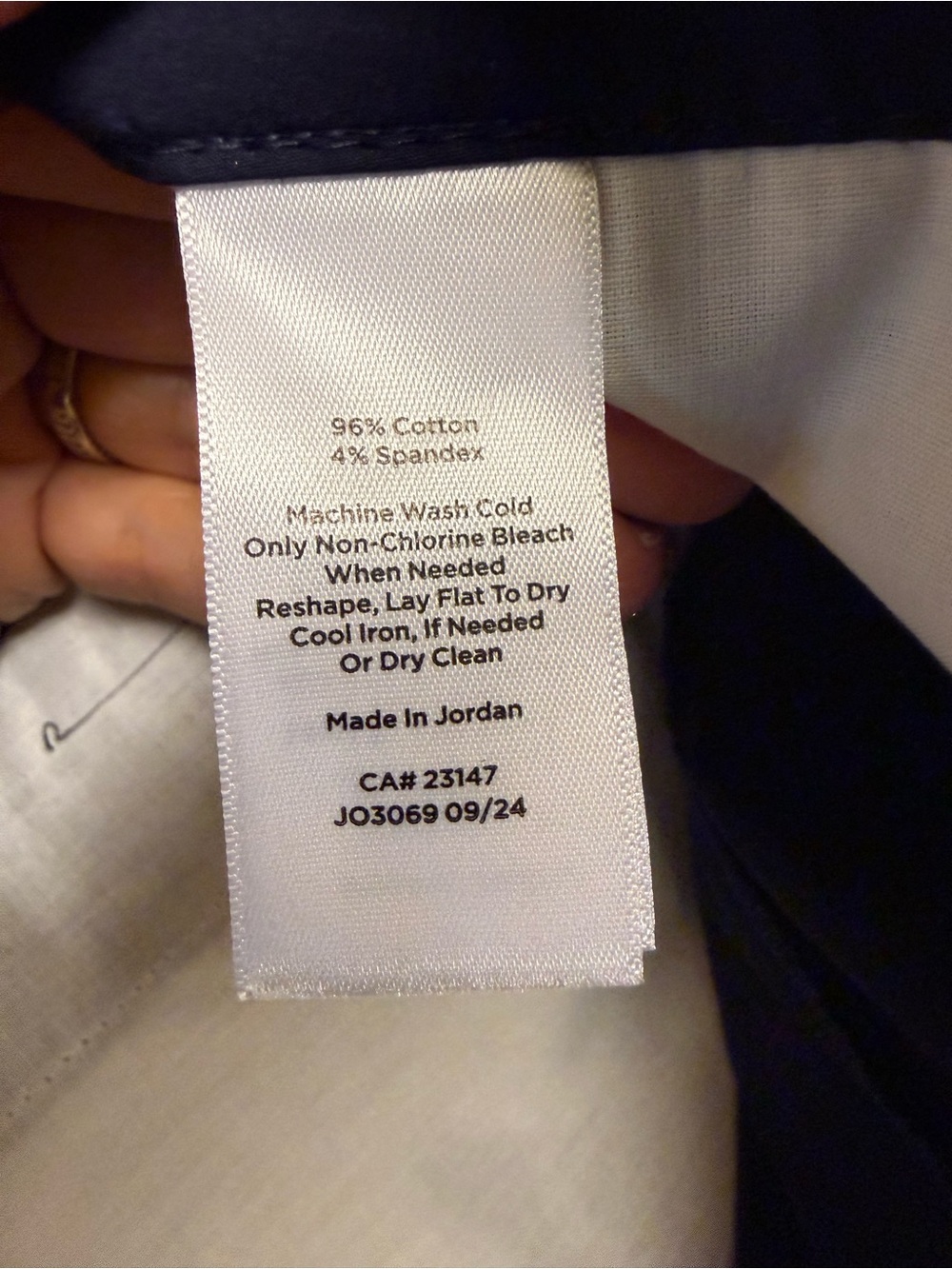 Talbots Navy Wide Leg Pants - Picture 4 of 4